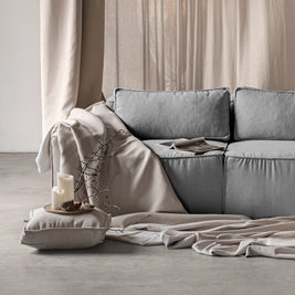 Canapea NOLA cu Memorie M - PRESENCE GRAY 20