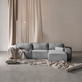 Canapea NOLA cu Memorie M - PRESENCE GRAY 20